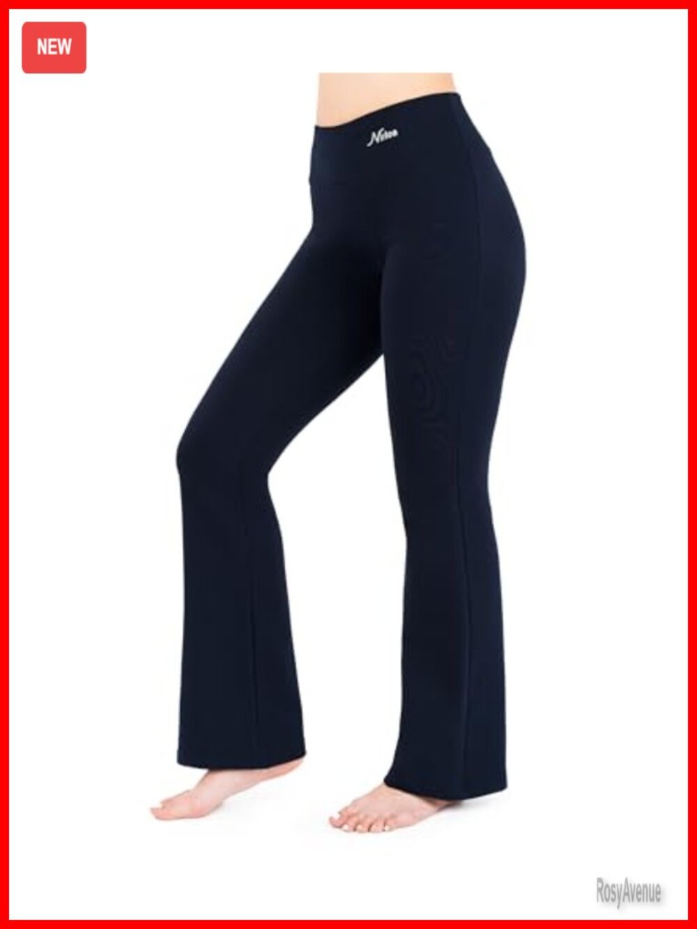 Nirlon Bootcut Yoga Pants for Women High Rise Pull On Boot Cut Fit